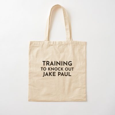 Training To Knock Out Jake Paul Tote Bag Official Jake Paul Merch