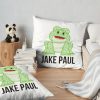 Webkinz Frog Jake Paul Throw Pillow Official Jake Paul Merch