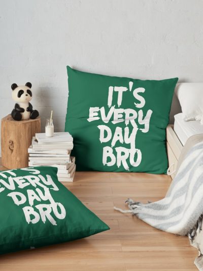 Mens Youth Boys It'S Every Day Bro Shirt Jake Paul Summer Throw Pillow Official Jake Paul Merch