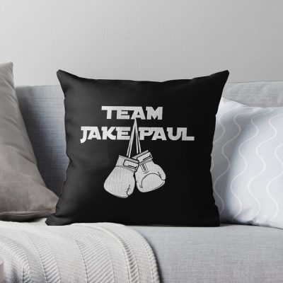 Team  Jake Paul T Shirt  Boxing Throw Pillow Official Jake Paul Merch