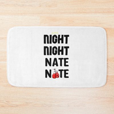 Jake Paul Vs Nate Robinson (Night Night Nate Nate) Balck Bath Mat Official Jake Paul Merch