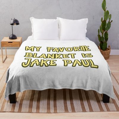 My Favorite Blanket Is Jake Paul Throw Blanket Official Jake Paul Merch