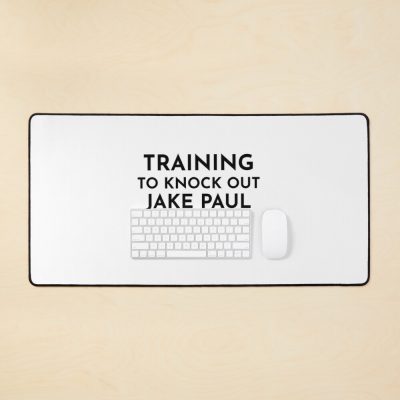 Training To Knock Out Jake Paul Mouse Pad Official Jake Paul Merch