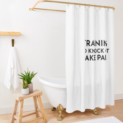 Training To Knock Out Jake Paul Shower Curtain Official Jake Paul Merch