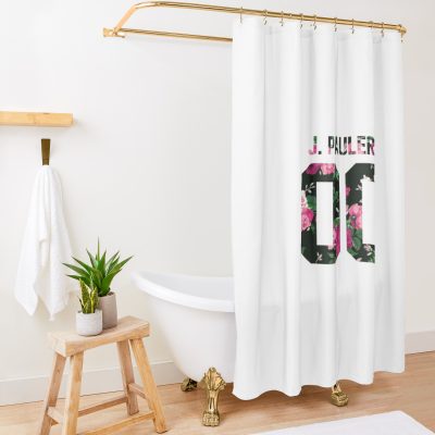 Jake Paulers-Colorful Flowers Shower Curtain Official Jake Paul Merch